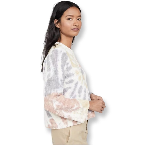 Madewell Pastel Tie-Dye Crew Neck Sweater - Picture 2 of 11